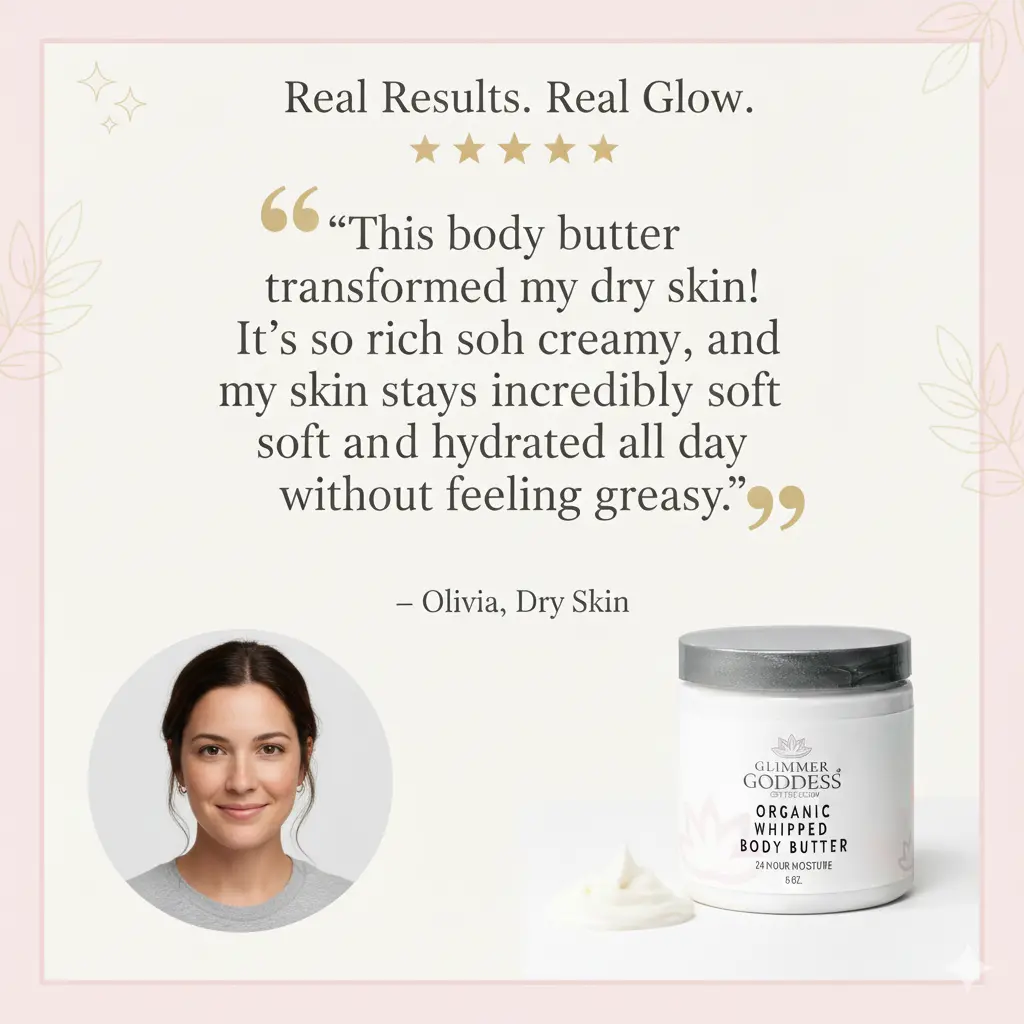 Organic Whipped Body Butter for Extremely Dry Skin 8 oz. - Image 6