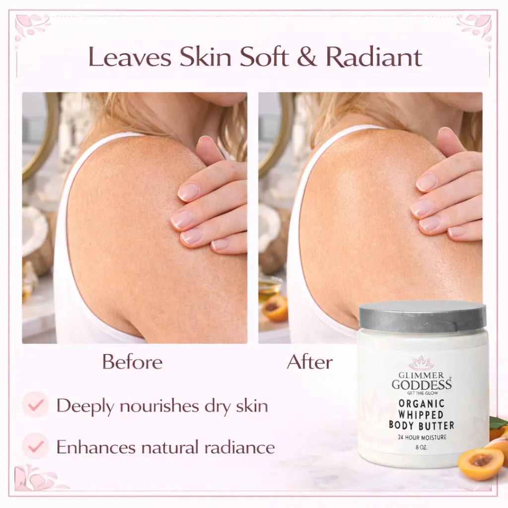 Organic Whipped Body Butter for Extremely Dry Skin 8 oz. - Image 9