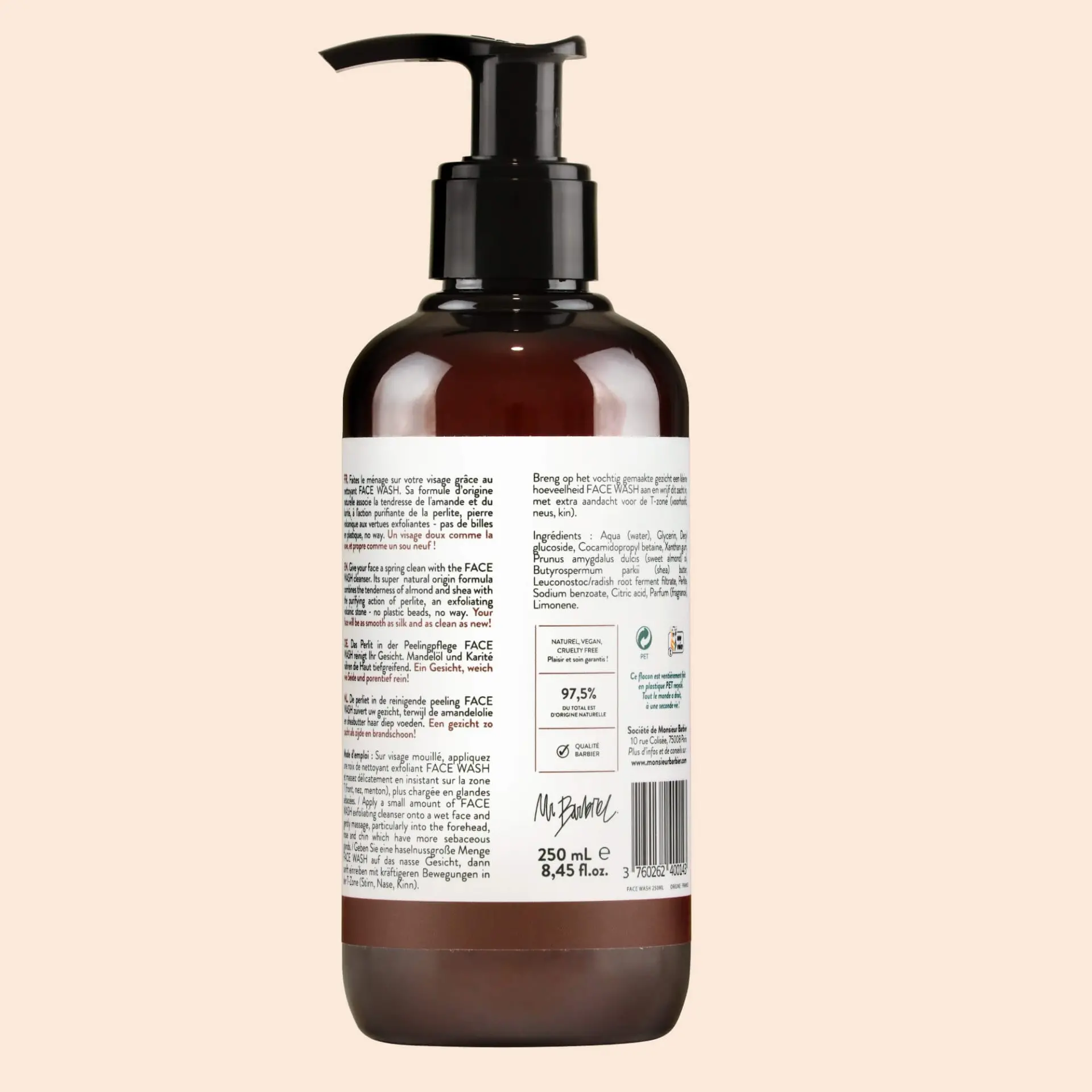 Exfoliating Cleanser - FACE WASH - 250mL - Image 6