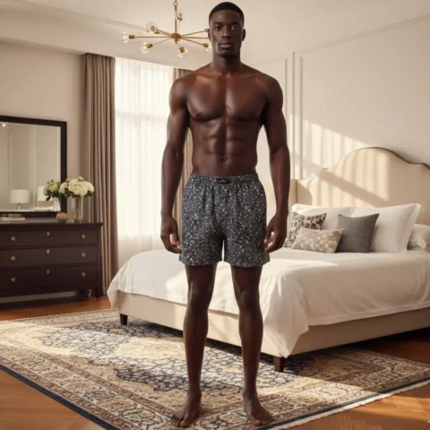 Woven Cotton Boxer Shorts Liberty Flower