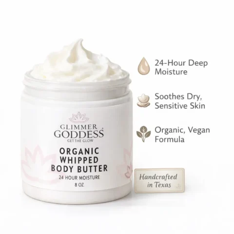 Organic Whipped Body Butter for Extremely Dry Skin 8 oz.