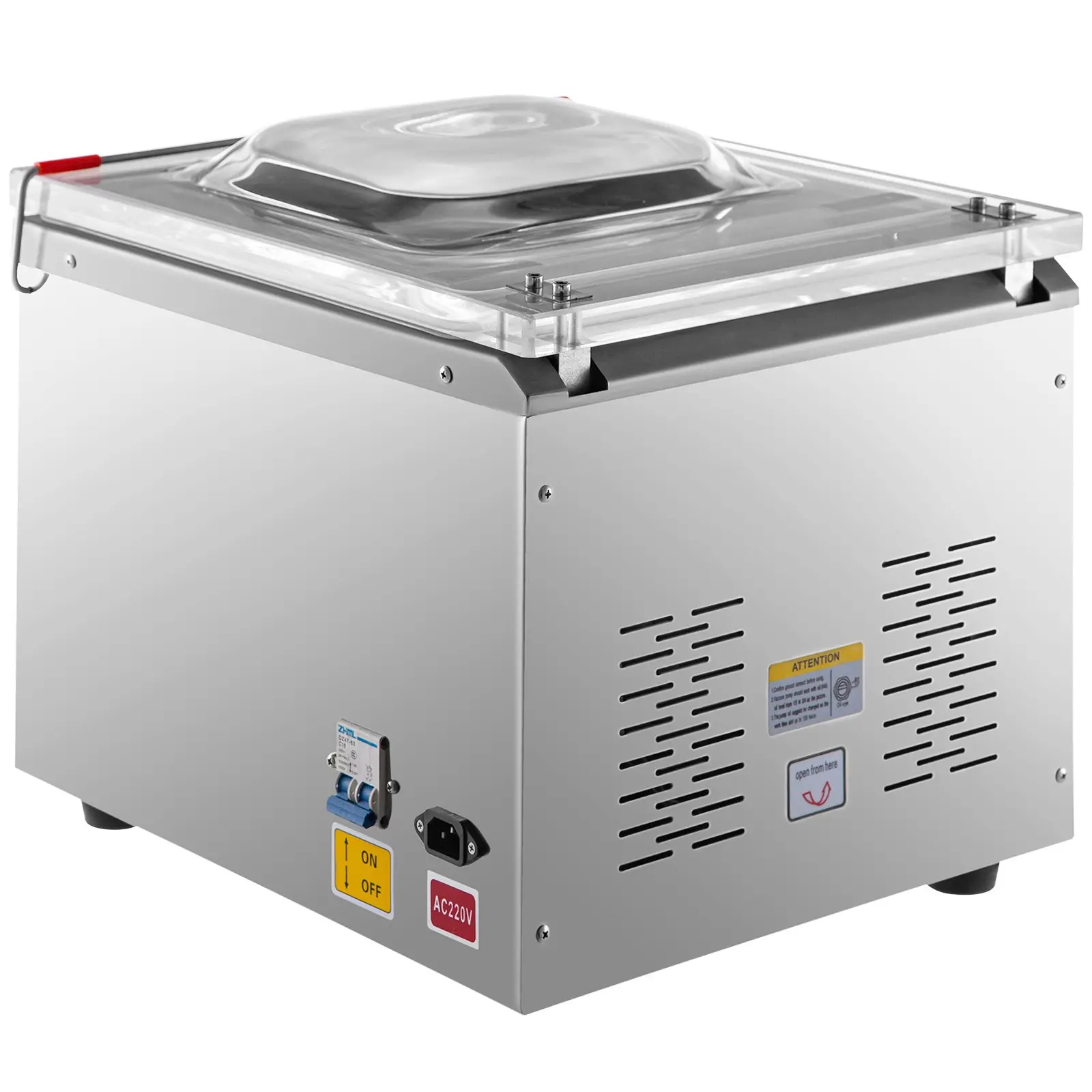 VEVOR Chamber Vacuum Sealer, 320W Sealing Power, Vacuum Packing Machine for Wet Foods, Meats, Marinades and More, Compact Size with 12.6 in Sealing Length, Applied in Home Kitchen and Commercial Use - Image 9