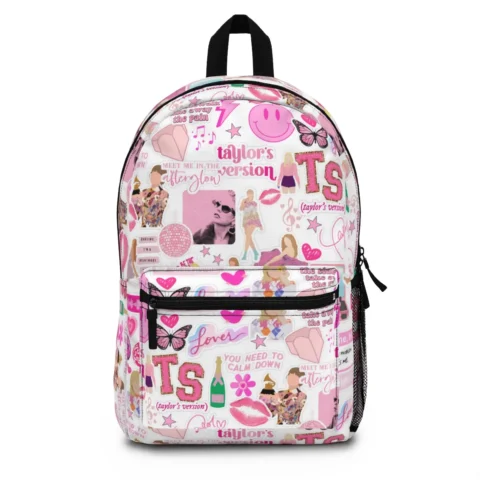 The Eras Tour Swiftie Backpack for Travel and Taylor music lover Gift-PinkP