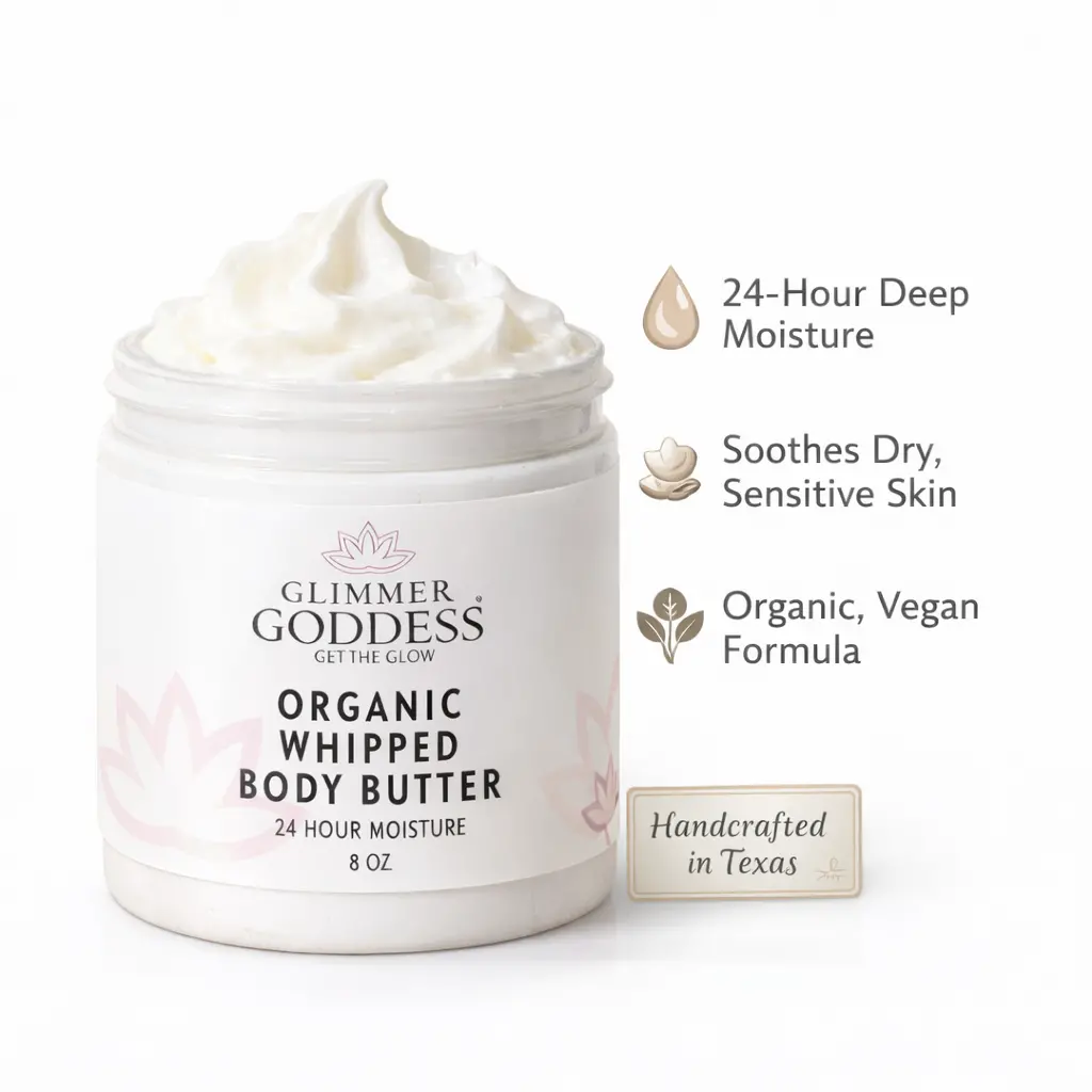 Organic Whipped Body Butter for Extremely Dry Skin 8 oz. - Image 55