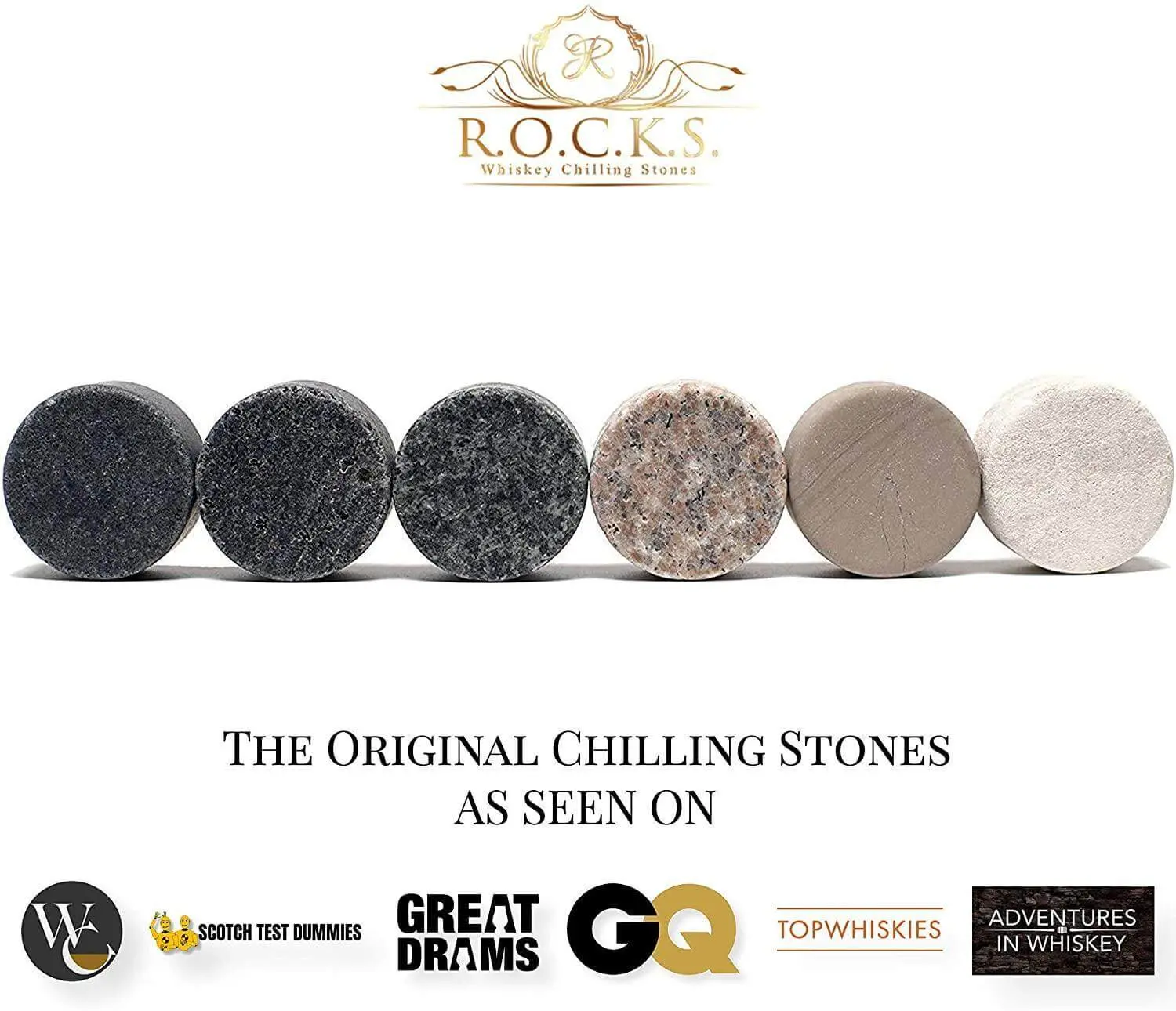 Whiskey Chilling Stones & Whiskey Quiz Gift Set - 100 Q&A - Image 3