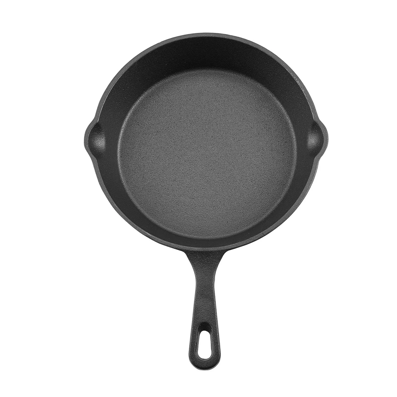 VEVOR Cast Iron Skillet, 4-Piece Frying Pan Set (6, 8, 10, 12 in), Skillets with Heat-Resistant Silicone Handle, Pre-Seasoned Chef's Pan, Kitchen Cookware, for Oven, Gas, Electrical, Induction, Black - Image 9